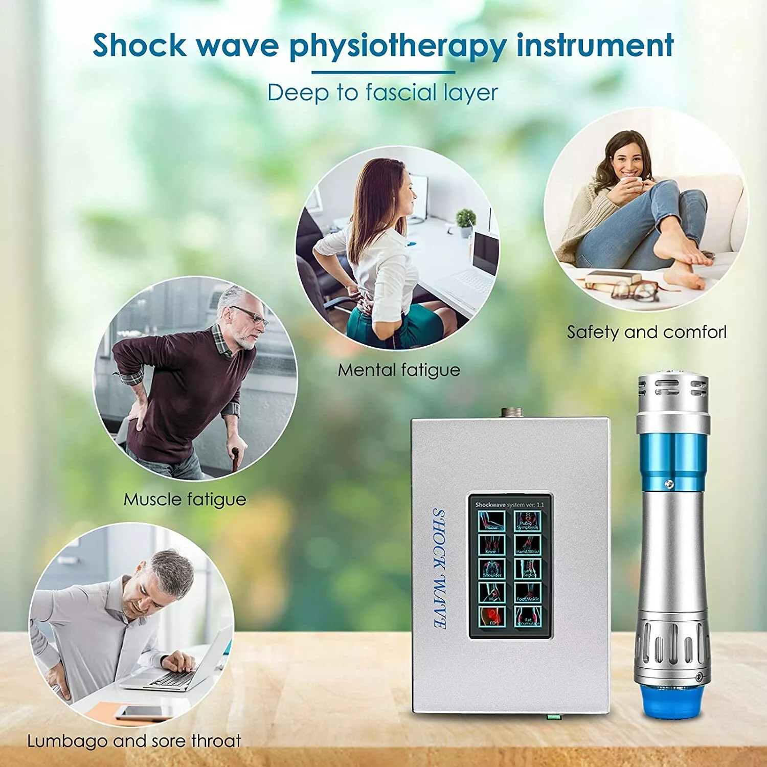 ED Shockwave Therapy Machine Muscle Pain Relief ED Treatment Shock Wave Device