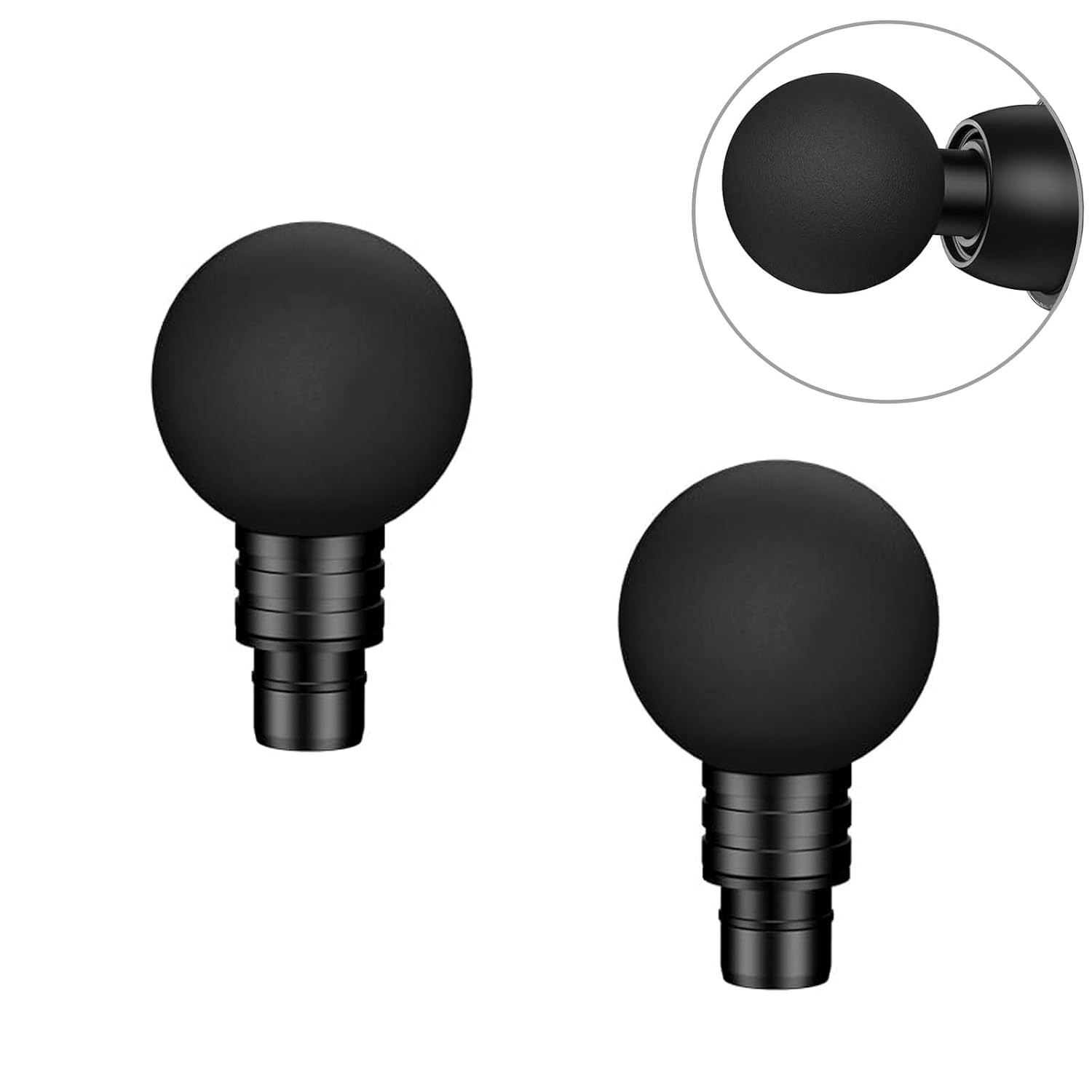 Massage Gun Attachments, Round Head Deep Tissue Massage Gun 0.75 Inch Diameter