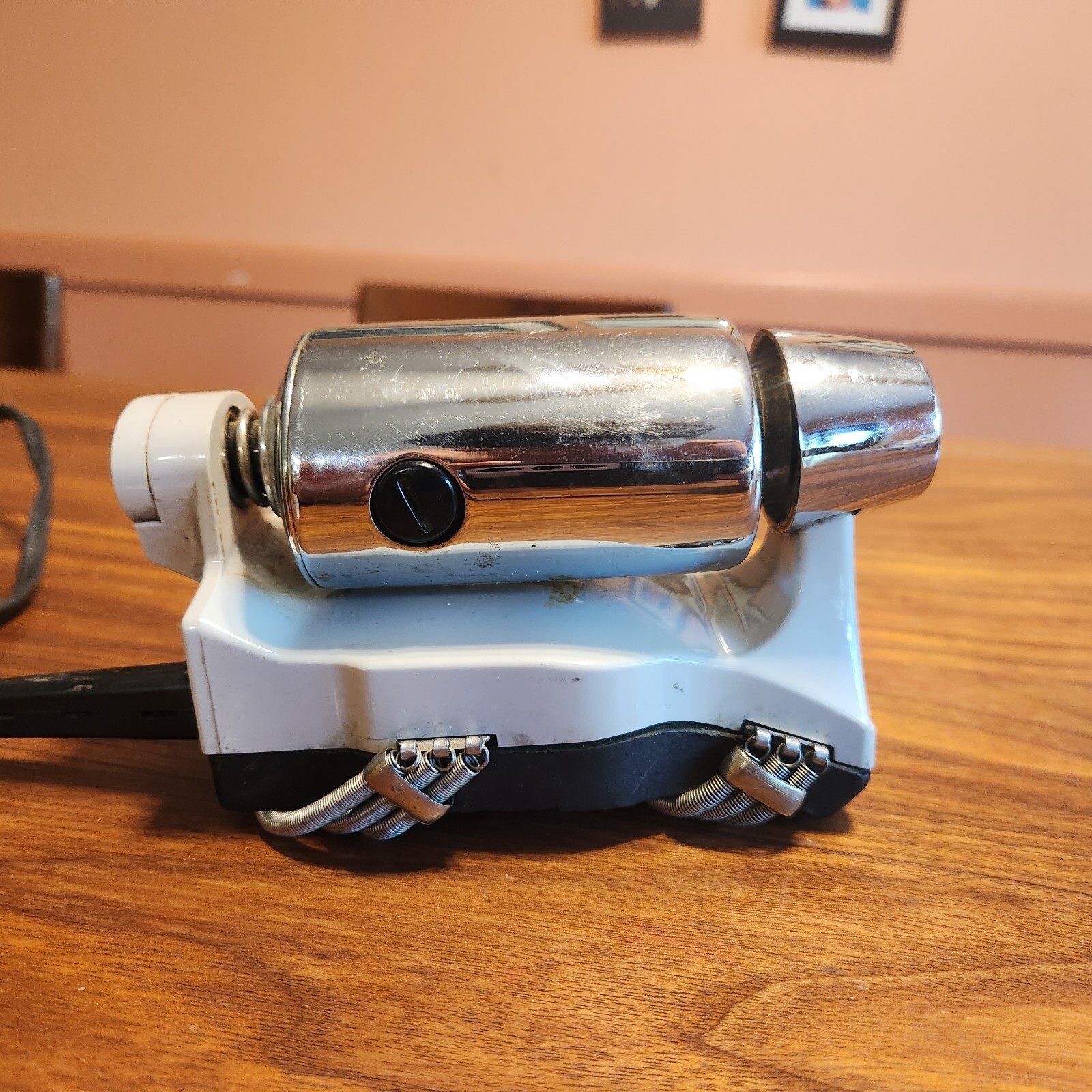 Oster 14-11A Scientific Therapeutic Massager Chrome Vintage WORKS