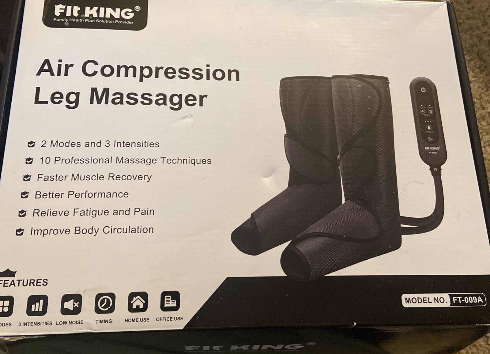 Fit King Air Compression Leg Massager (FT-009A)
