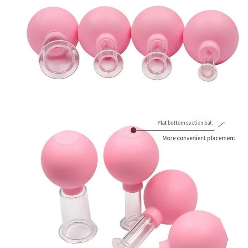 Slimming Face Sucker Suction Cup Vacuum Cupping Jar Cellulite Massager for Beaut