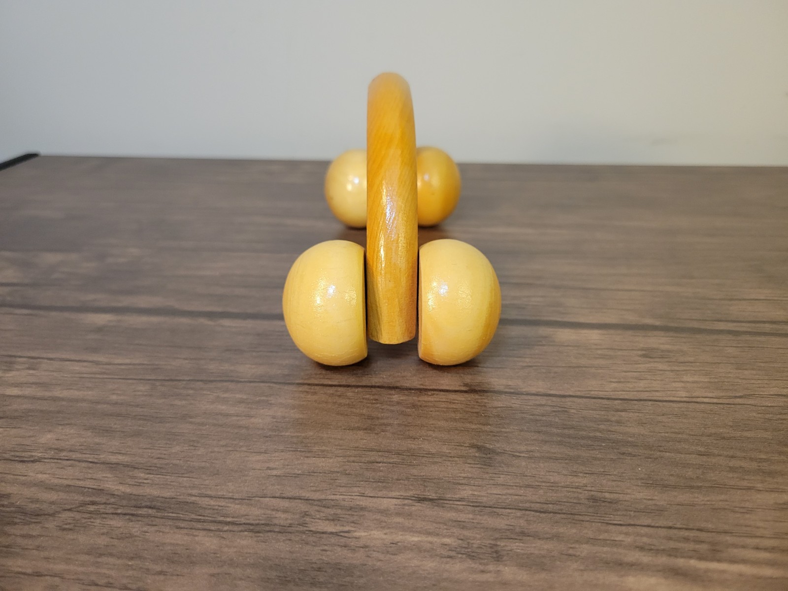 Wood Roller Back Massager