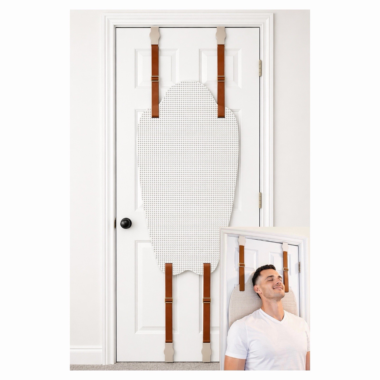 The Honey Do™ Hands-Free Back Scratcher Door Mounted Full Body Itch Relief