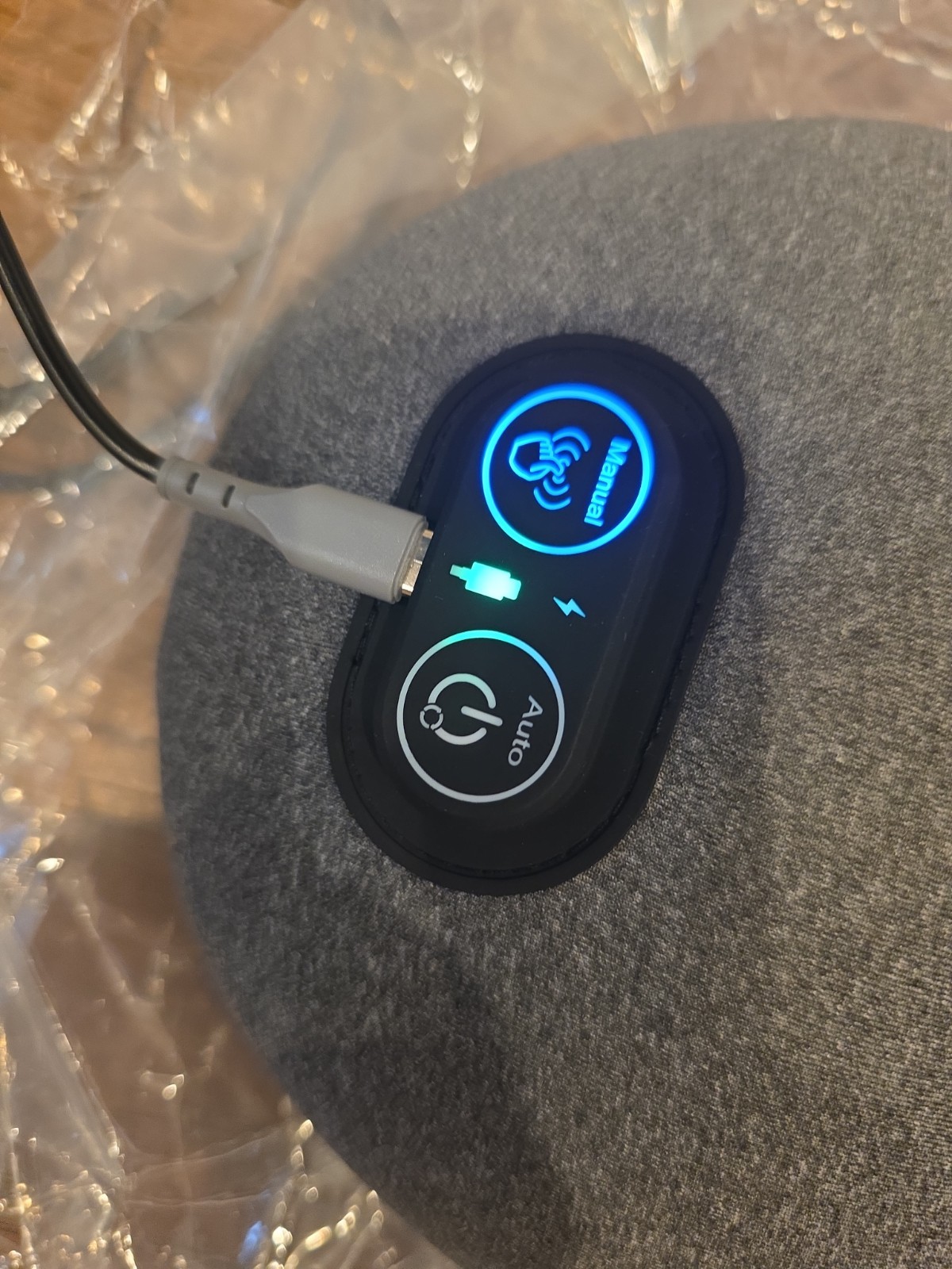 Usuie 3-in-1 Rechargeable Electric Lumbar Support Pillow with Heat & Massage