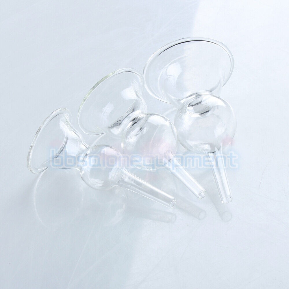 3 PCS Vacuum Glass Cupping Cups Attachment For Vacuum Breast Enhancement Machine