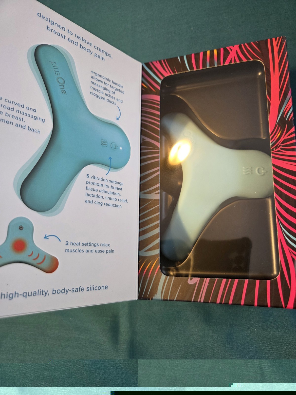 New Plus One Breast and Body Massager. New In Box. #219