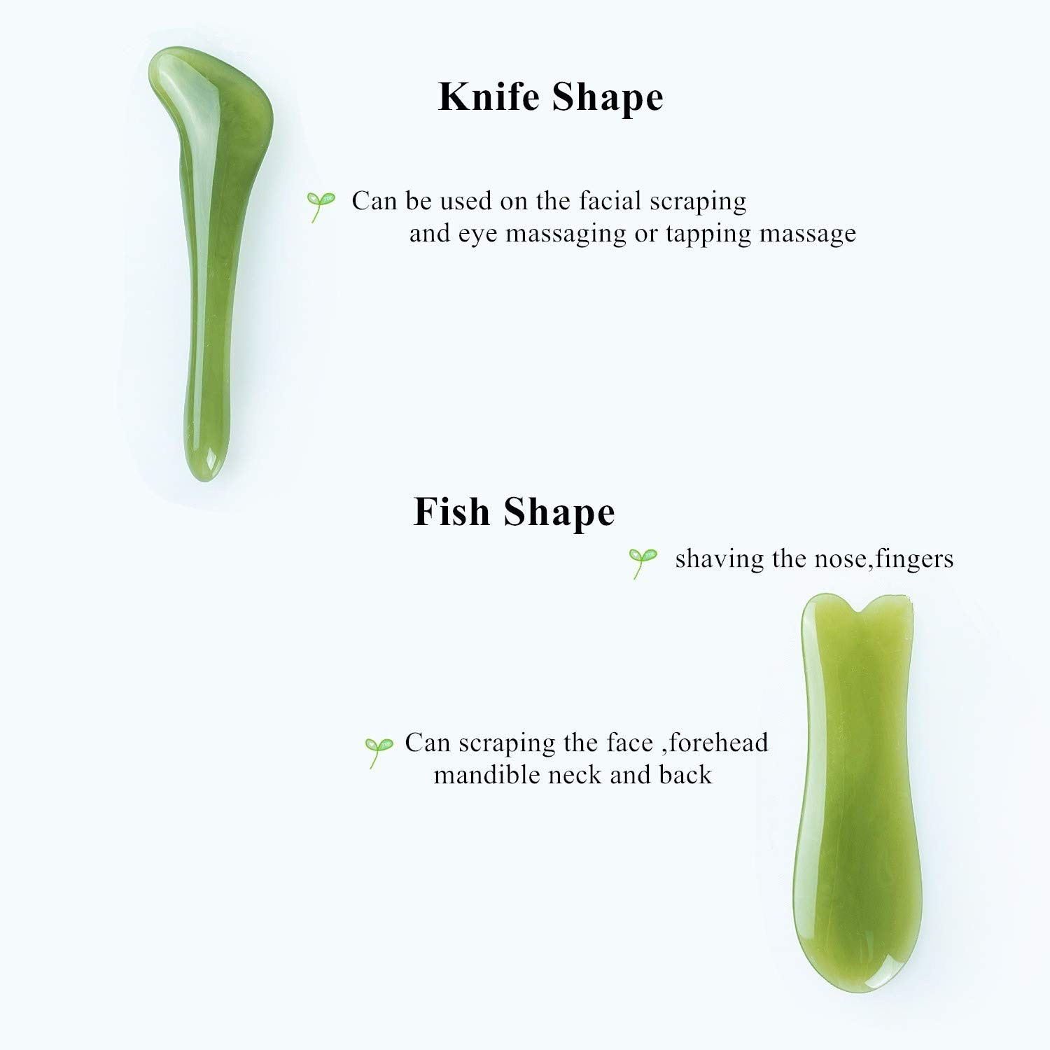 7 Pieces Gua Sha Scraping Massage Tool,Natural Resin GuaSha Tool Massage Tool…