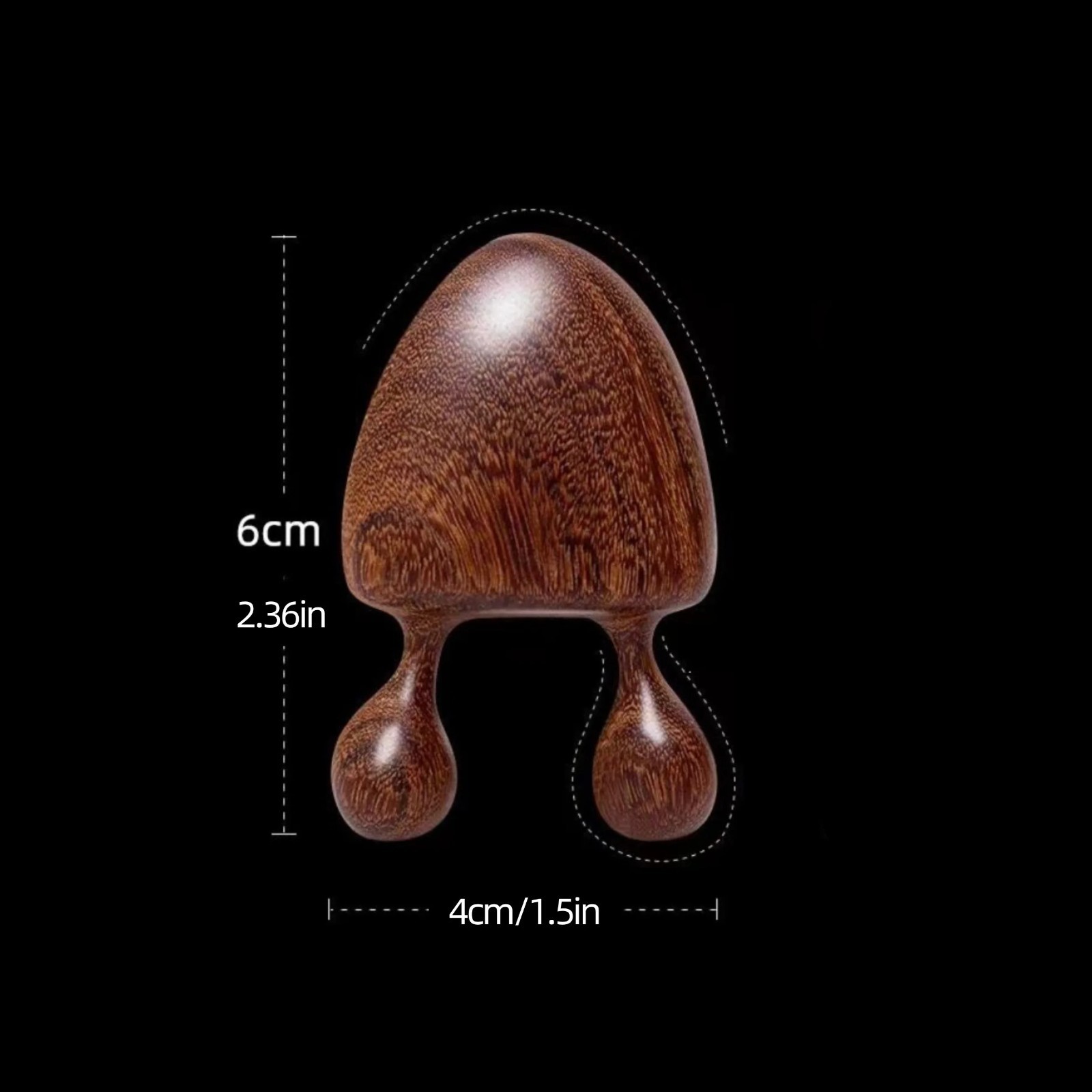 Sandalwood Face Massager Nose & Face Massager – Eye Relief Tool Snail Facial 1PC