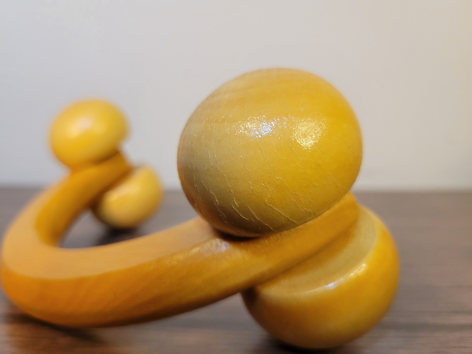 Wood Roller Back Massager