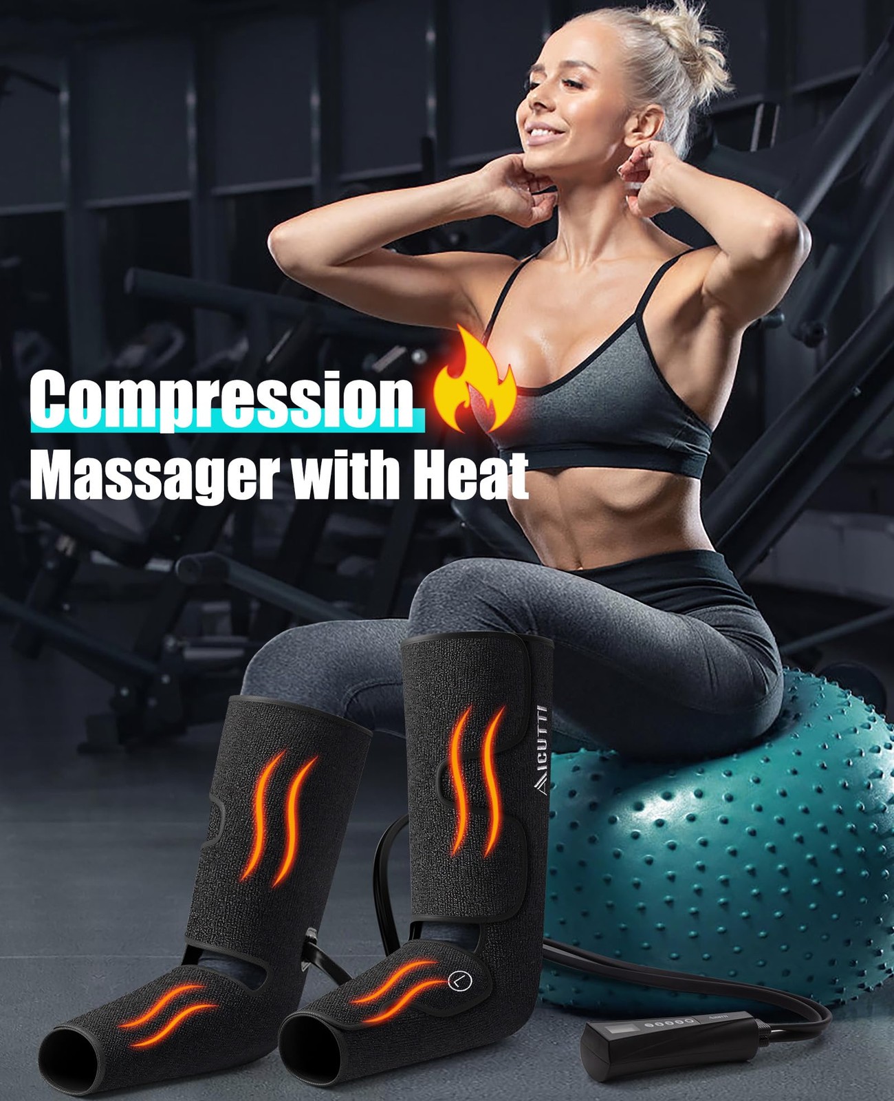 Professional Air Compression Leg and Foot Massager with Heat – Christmas & Birth