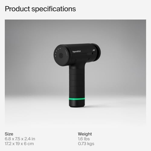 Percussion Massage Gun 5 Speeds 1.6 lb USB-C Charging Quiet Travel Portable