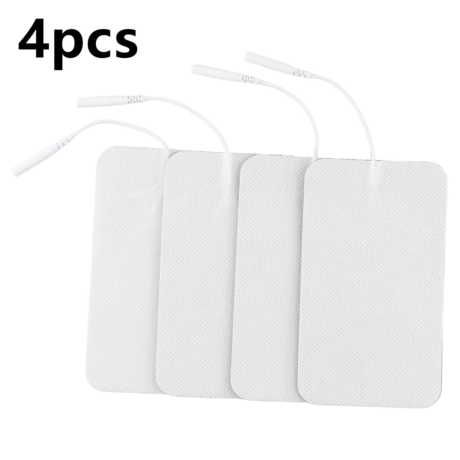 4 Extra Large Electrode Replacement Patches for Tens Units Size 7×12 cm