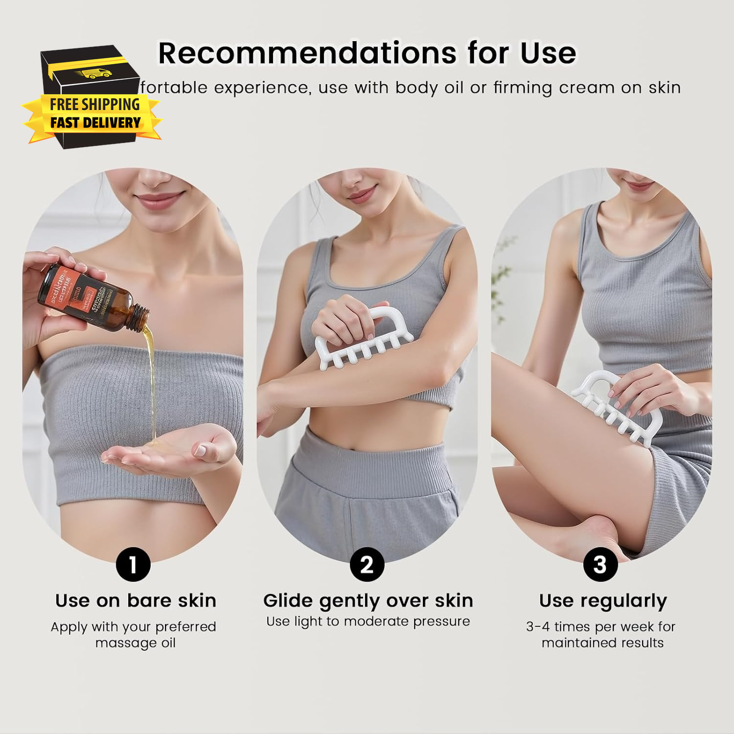 Fascia Massage Tool Blaster for Cellulite，Trigger Points Massage Tool，Muscle Kno