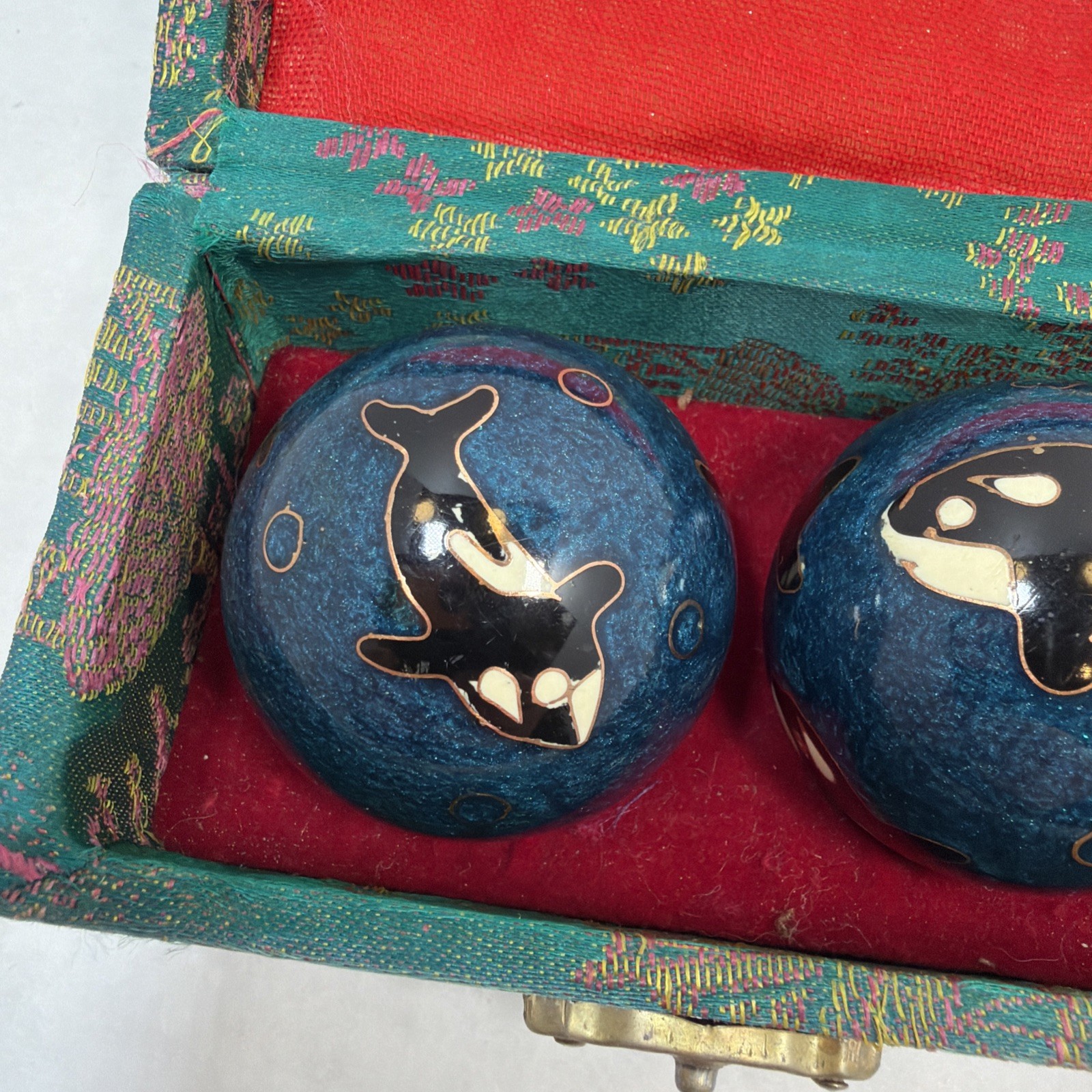 Chinese Healthy Balls, Baoding Exercise Meditation Stress With Chimes