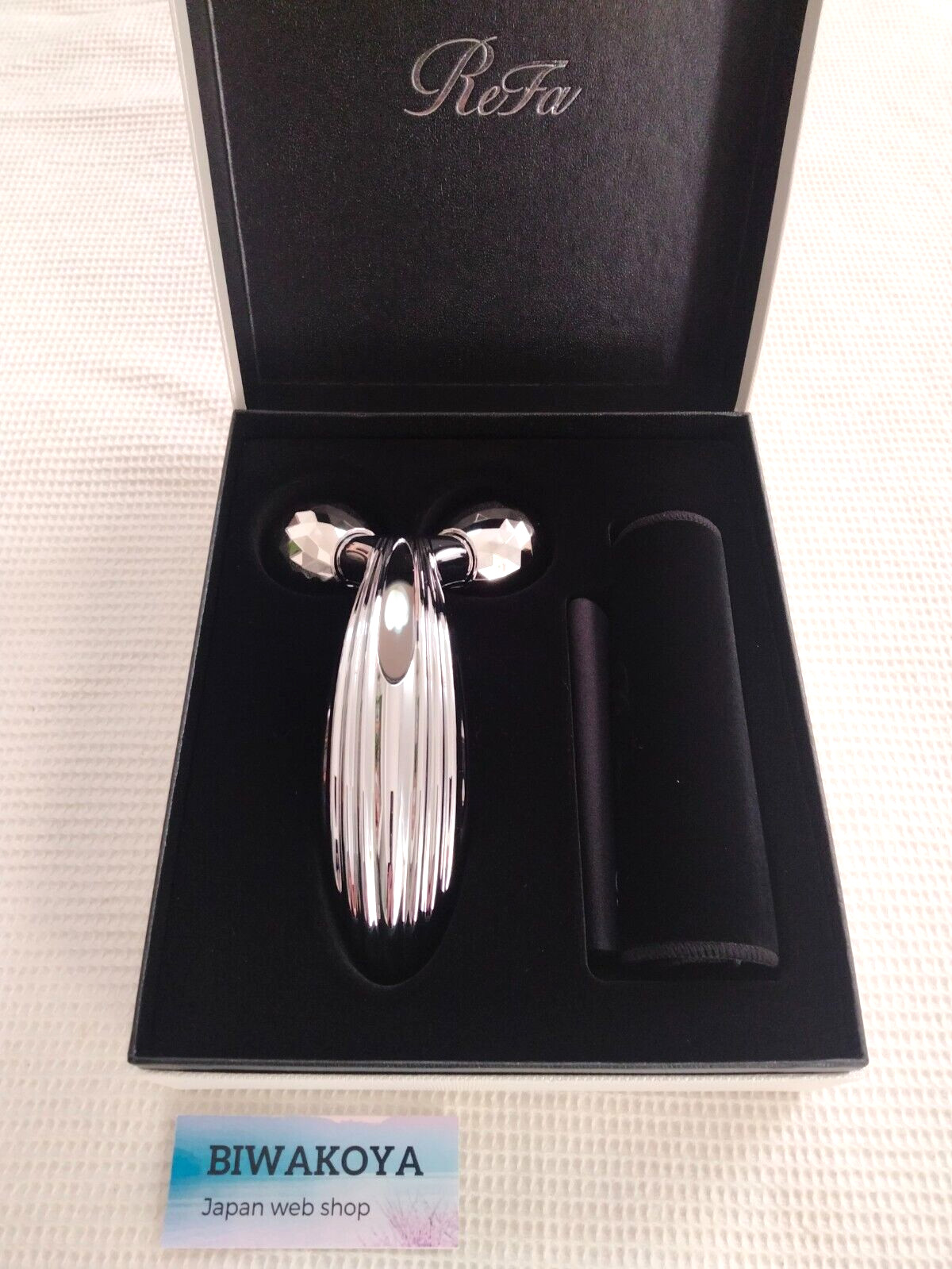 ReFa CARAT RAY RF-PC2019B MTG Platinum Beauty Facial Roller Handy Device Japan