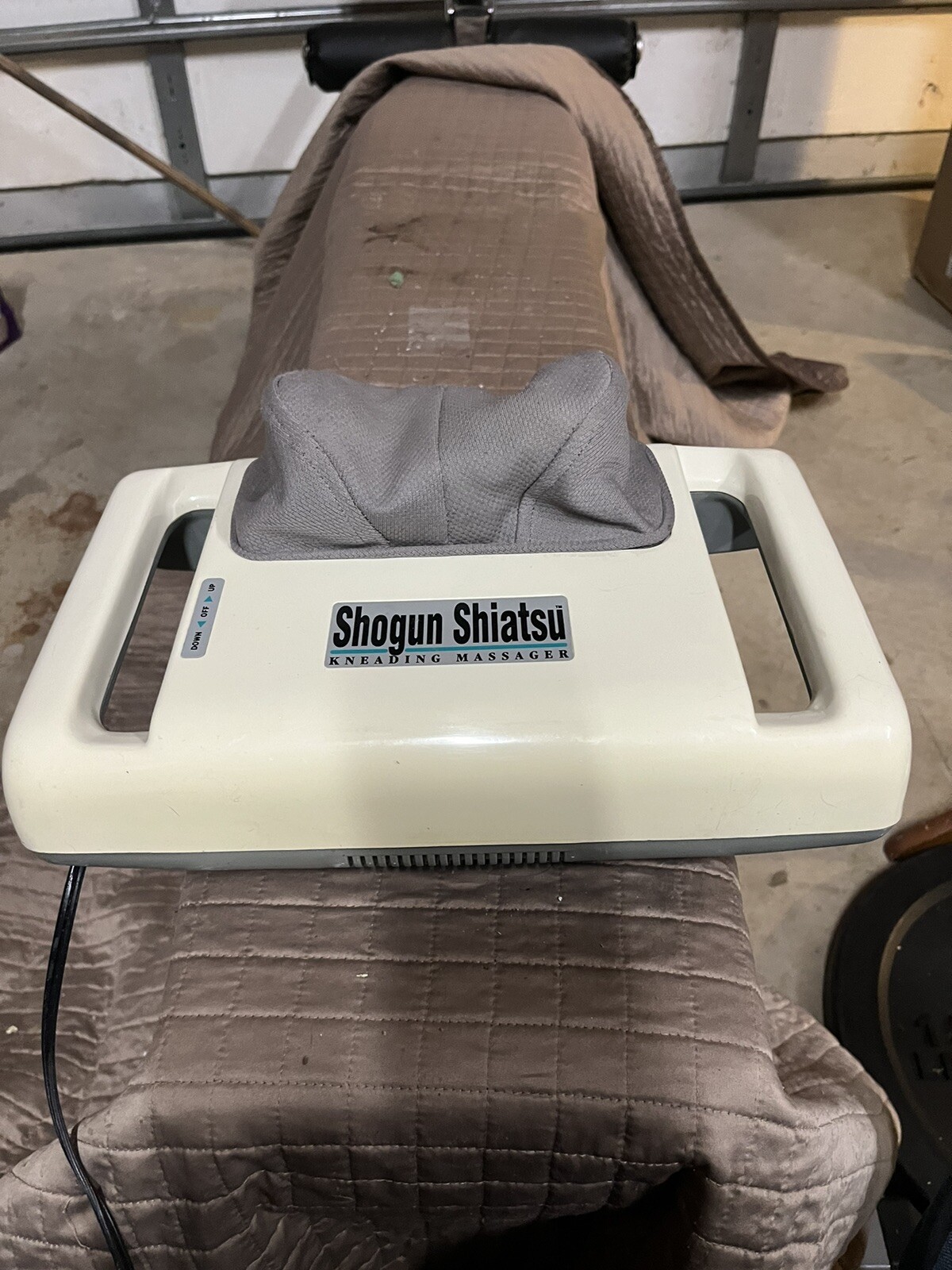 Shogun Shiatsu Kneading Massager Model SM-444 Portable Massager Homedics Tested