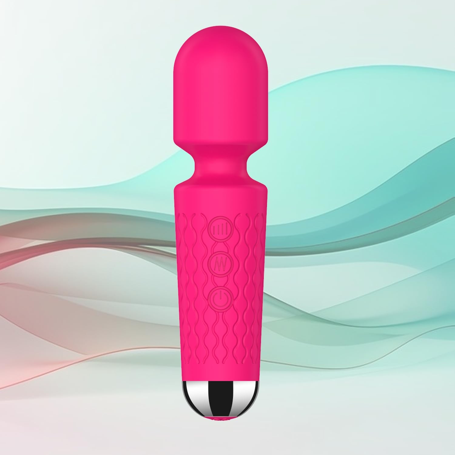 Personal Mini Massager, Handheld Wand Massager – Powerful Vibration Massager – P