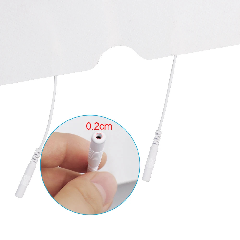 1Pcs EMS Electrode Pads 2 Mm Plug 34X13Cm for Shoulder Acupuncture Muscle Stimul