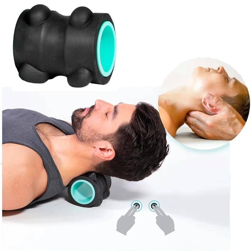 Neck Massager Trigger Point Pressure Tool Cervical Relaxer Spine Support