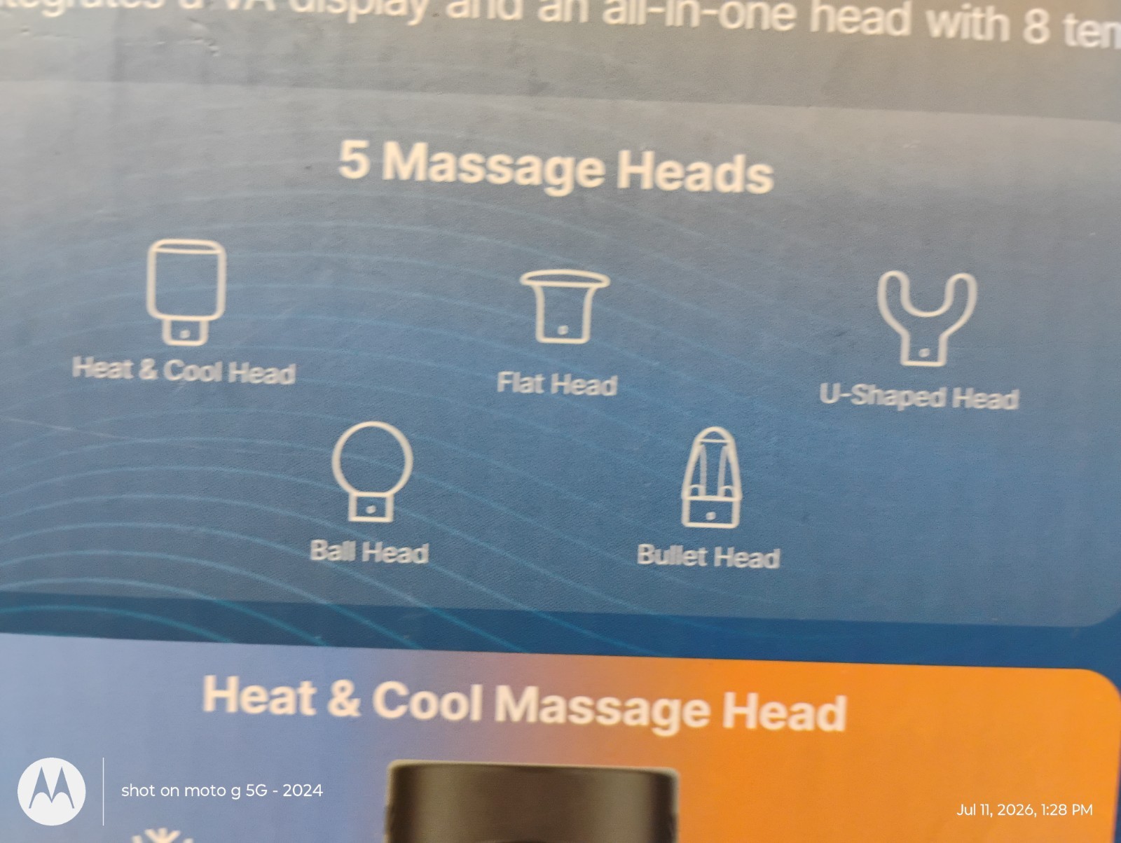 RENPHO- THERMACOOL 2 ACTIVE, MASSAGE GUN, UP TO 113F, MODEL#R-WMG 13 (A5