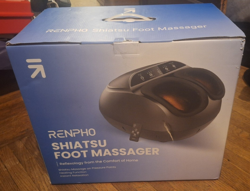 Brand New RENPHO Foot Massager with Heat Shiatsu Deep Kneading for Neuropathy