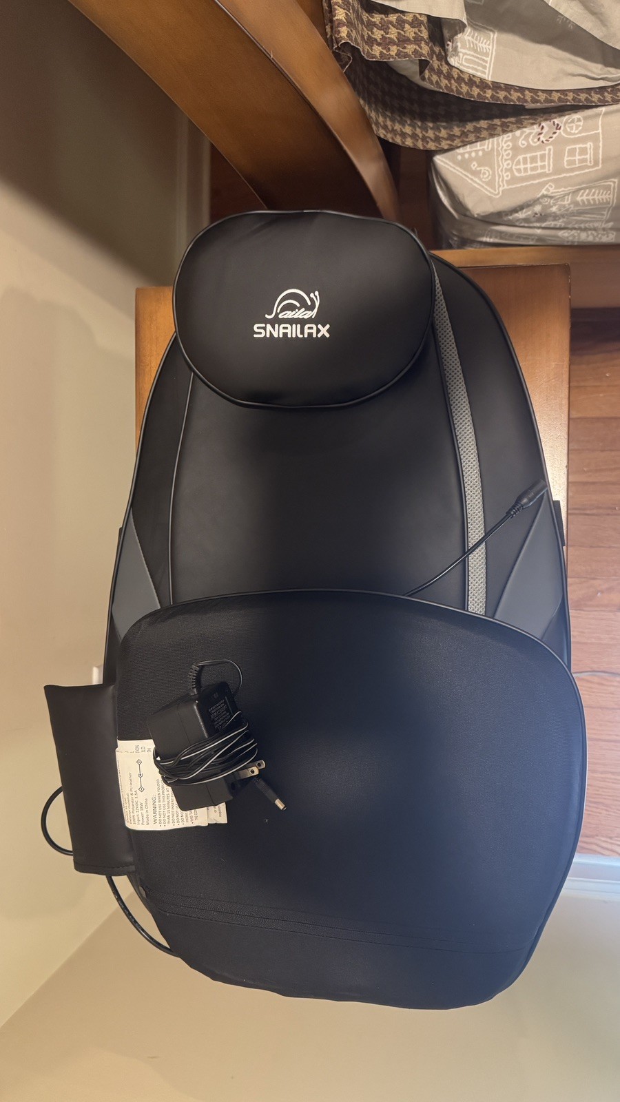 Snailax Shiatsu Back Massager with Heat, Massage Chair Pad Massage Seat Cushion