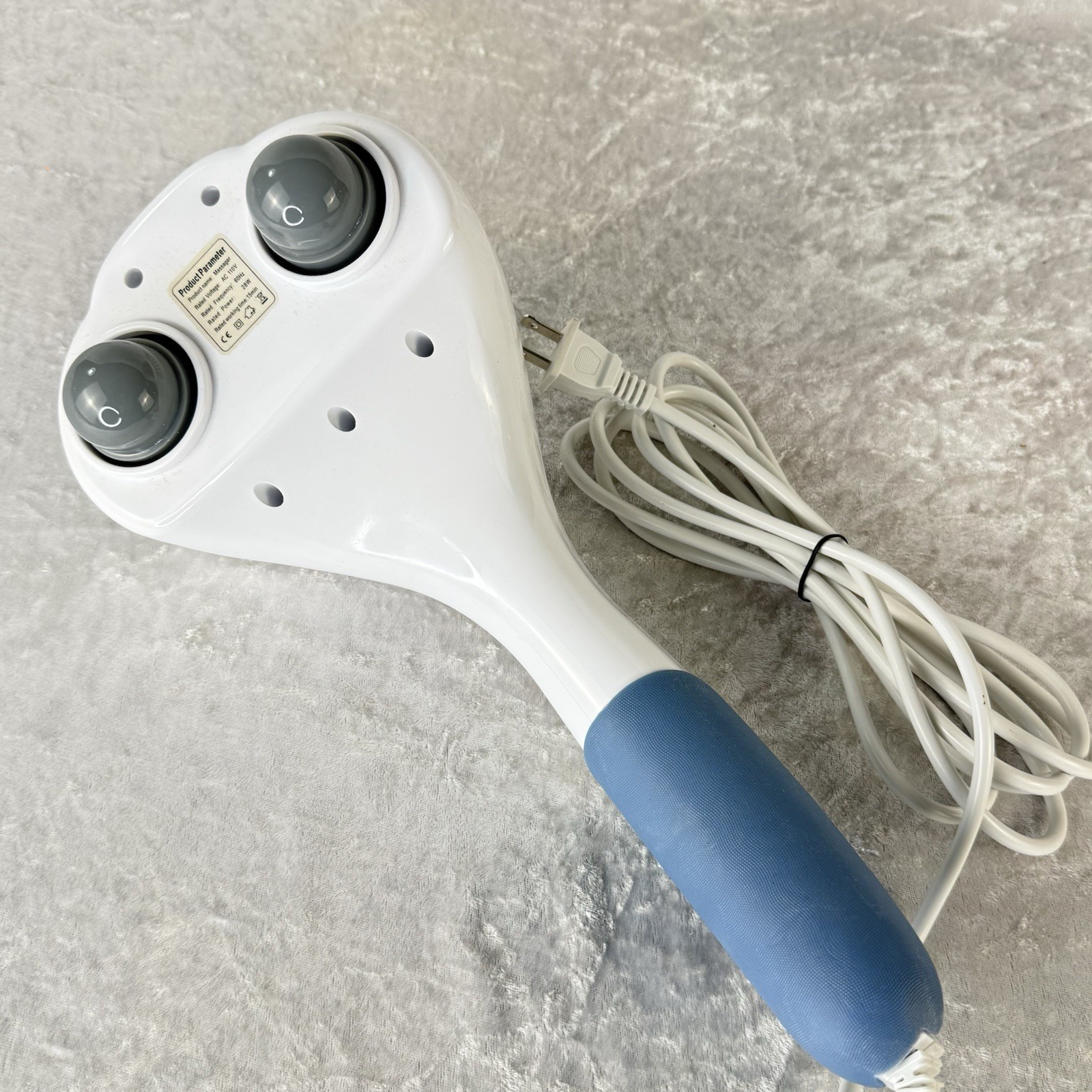 Cotsoco Double Head Electric Handheld Percussion Wand Massager – Tested, Works