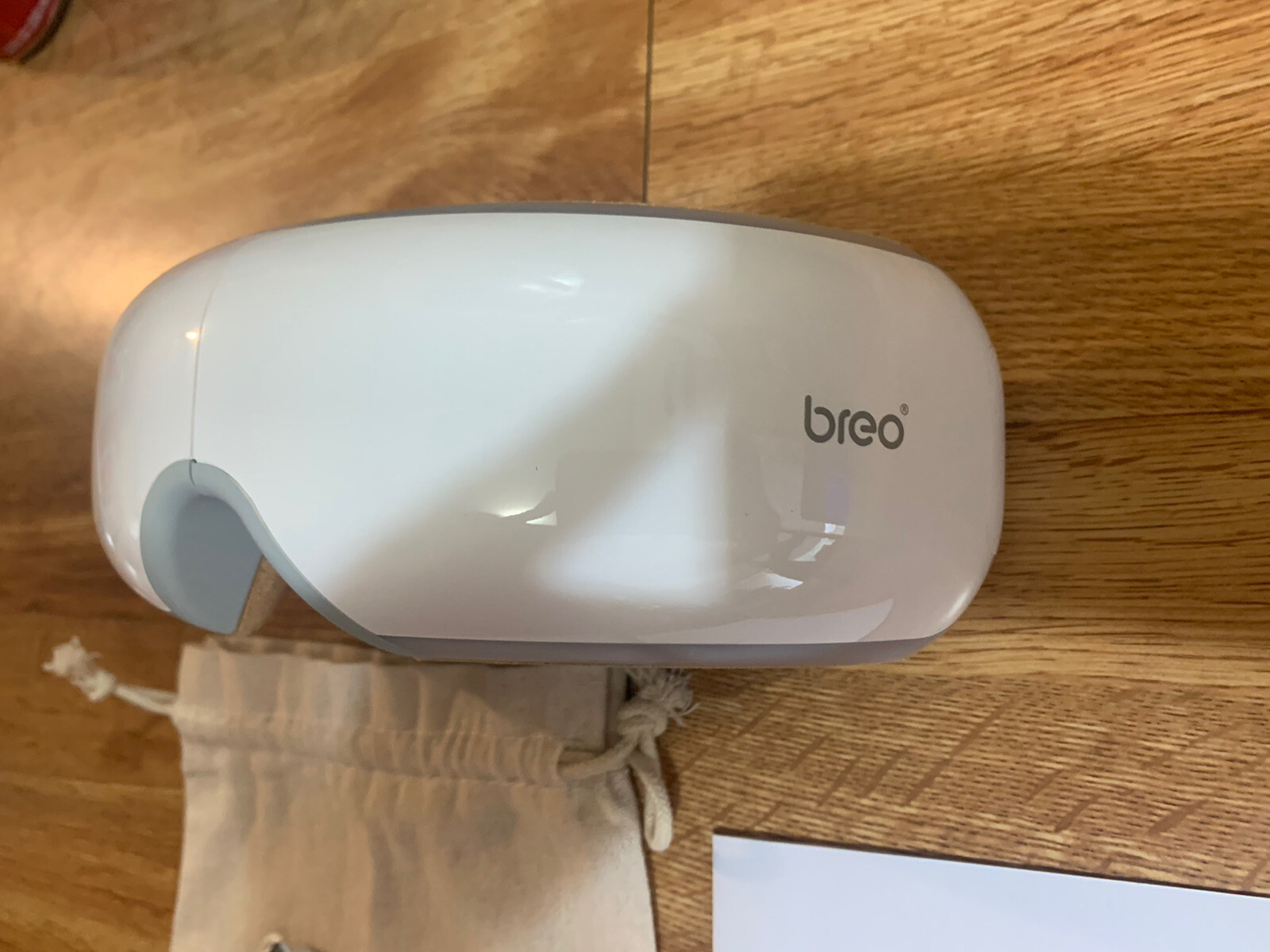 Breo iSee4 White Gray Portable Premium Electric Heat Air Relaxing Eye Massager