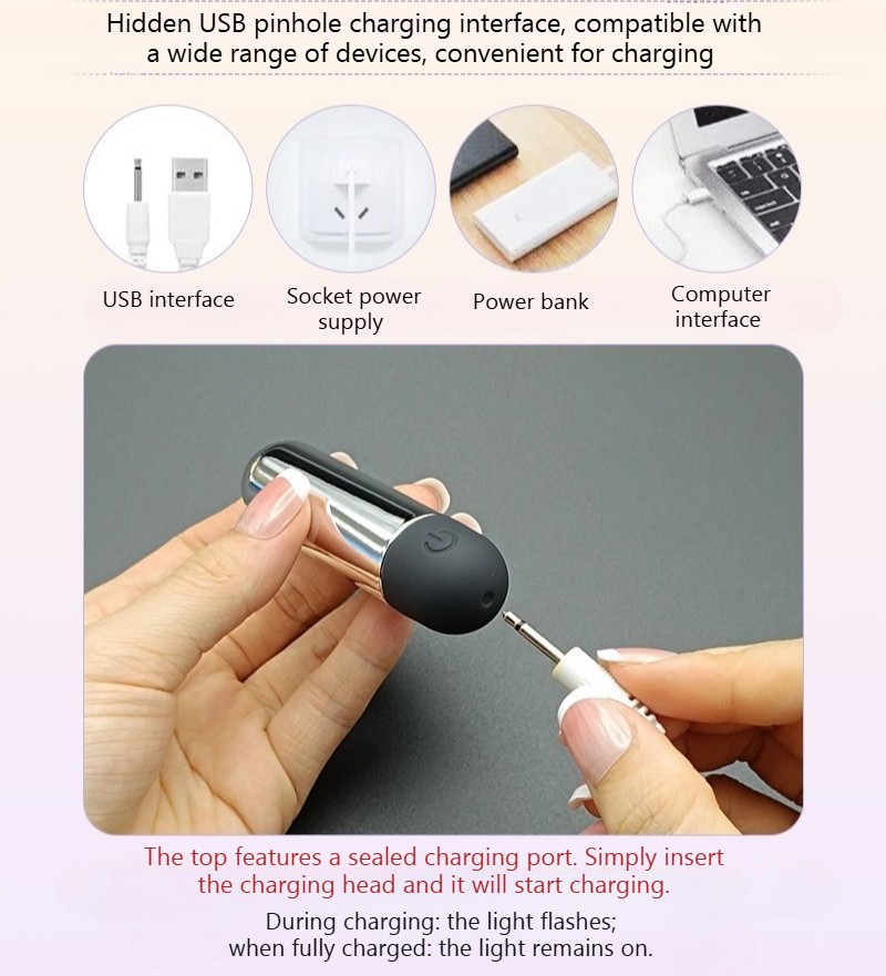 3 in 1 Soft Head Vibrator Low Noise Mini Waterproof Silicone ABS Massager