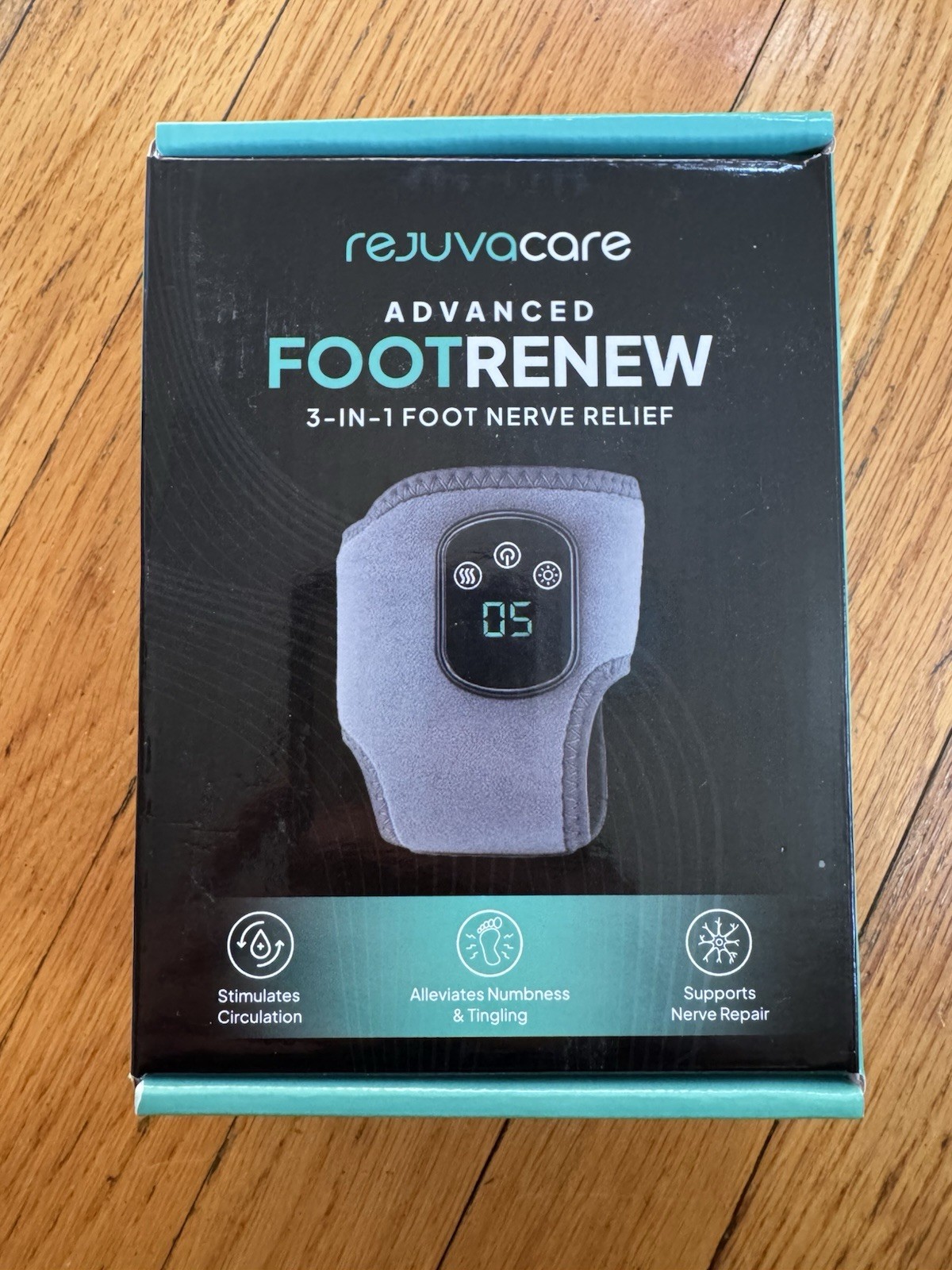 Rejuvacare Advanced Foot Renew 3-in-1 Nerve Relief Massager – New