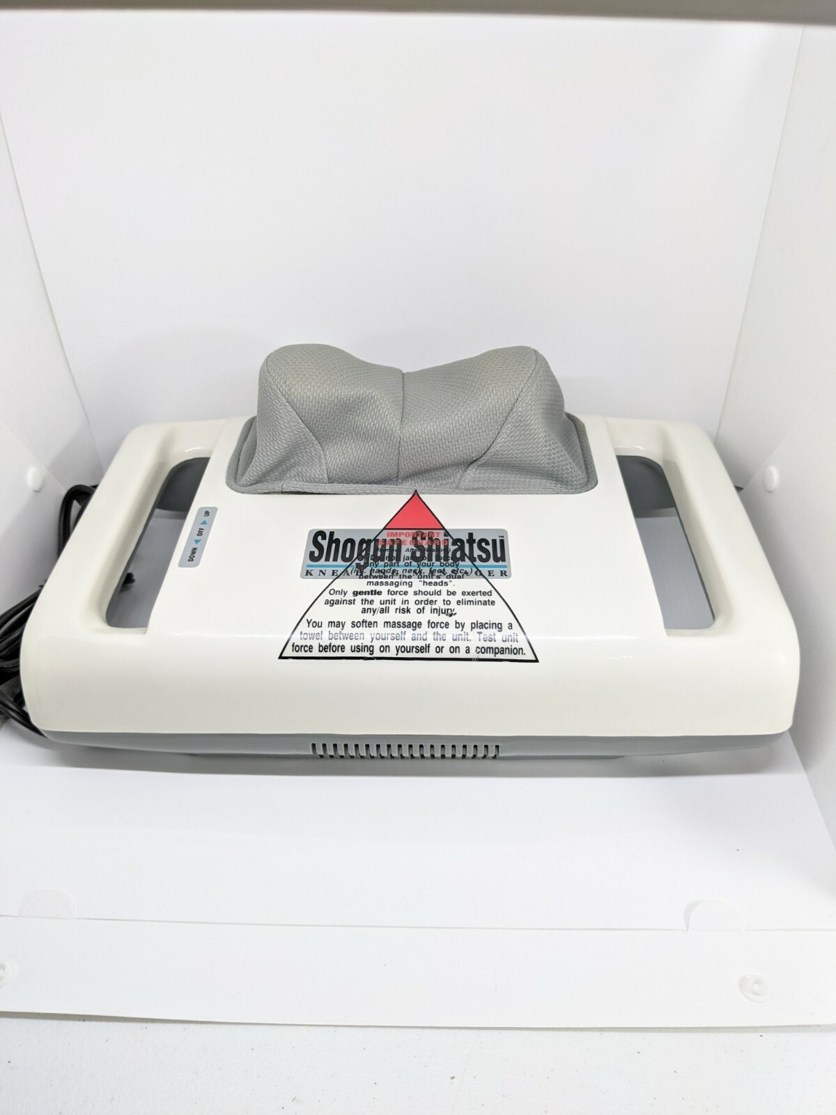 Homedics SM-444 Shogun Shiatsu Kneading 2 Way Neck Head Massager Portable Tested