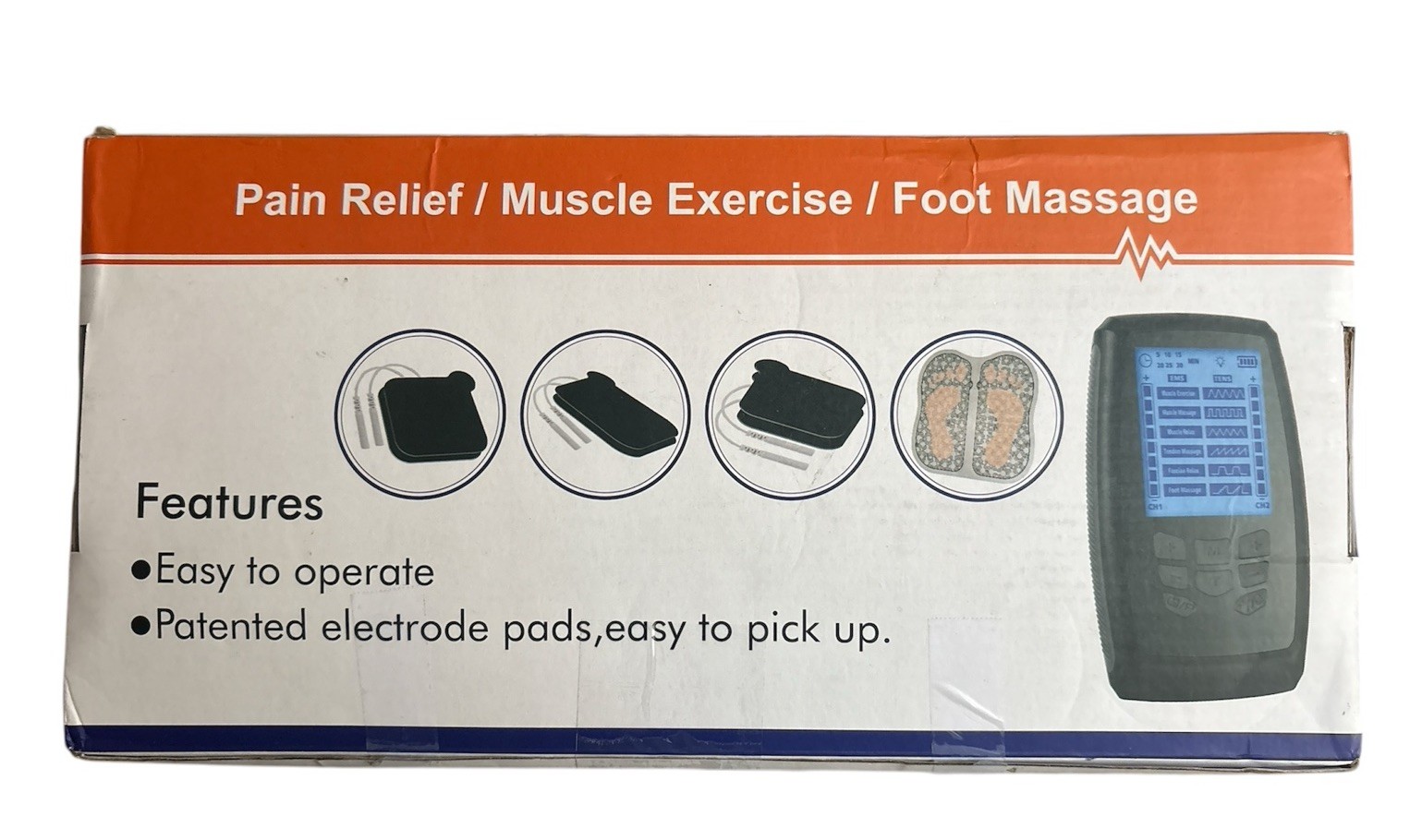 TENS & EMS & Foot Massage – Muscle Exercise. Multifuncti…(model DJ-E2A0)
