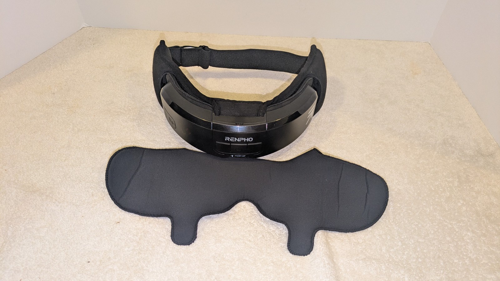 RENPHO Head & Eye Massager with Heat for Migraines Headache Eye Relax Travel Use