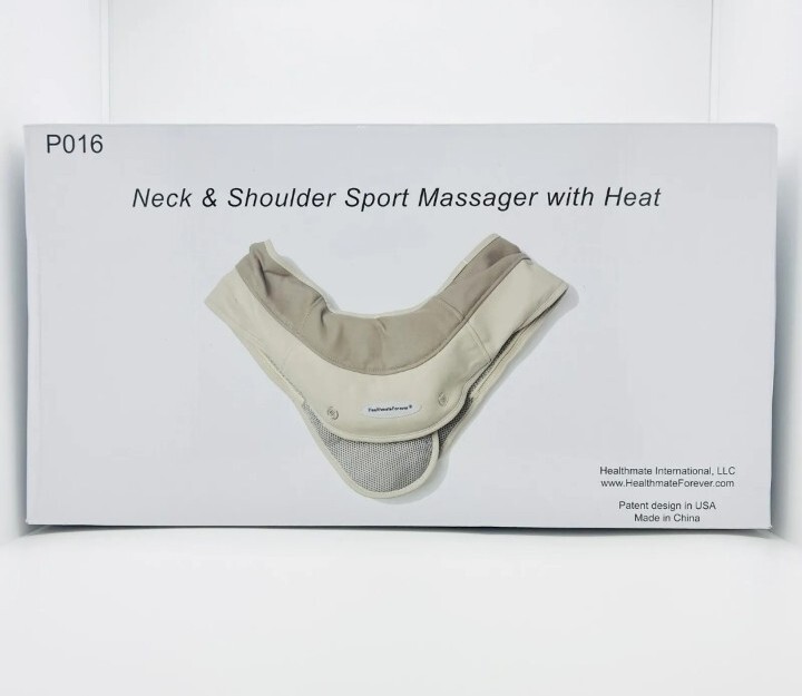 HealthmateForever Pain Relief Neck & Shoulder Sport Massager with Heat