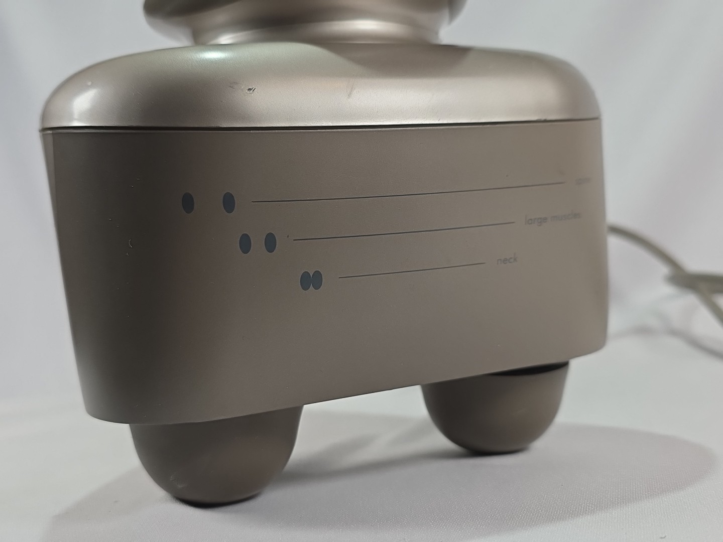 Brookstone 15 Speed Program Professional Percussion Massager 235333 TESTED