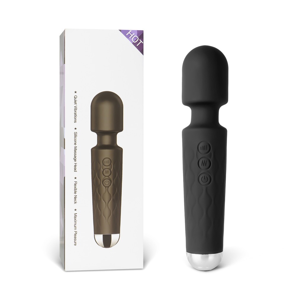 Multi-Speed Women-Massager-Wand-Powerful-Massage-Full Body-Rechargeable-Female
