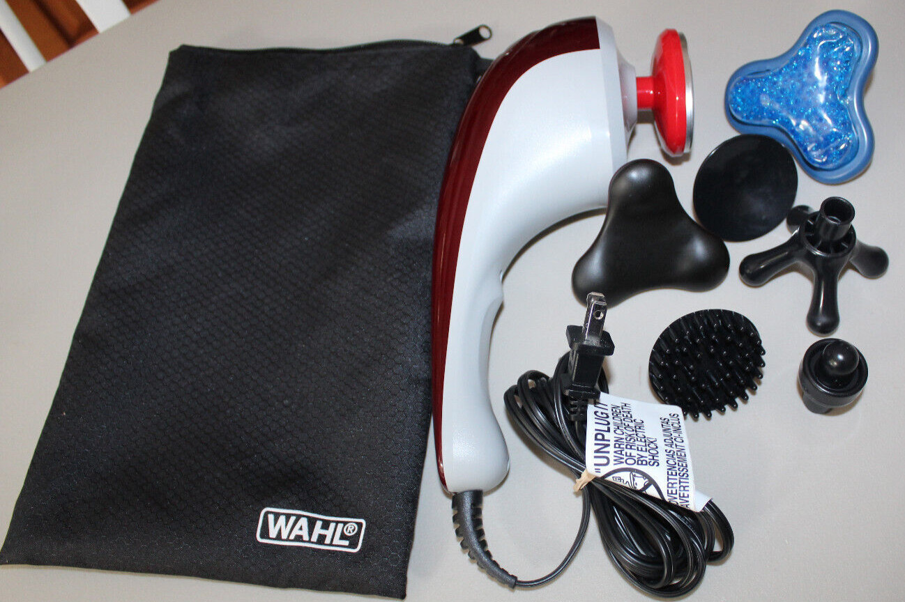 Wahl 4295A Therapeutic Hot & Cold Messager with 7 Attachments ~ EUC