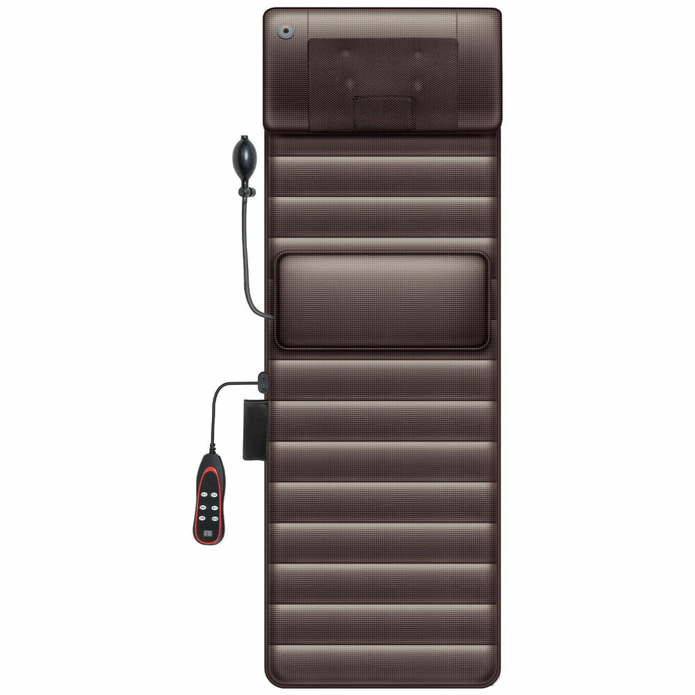 12-Node Vibrating Massage mat with heat Full Body Massager For Blood Circulation