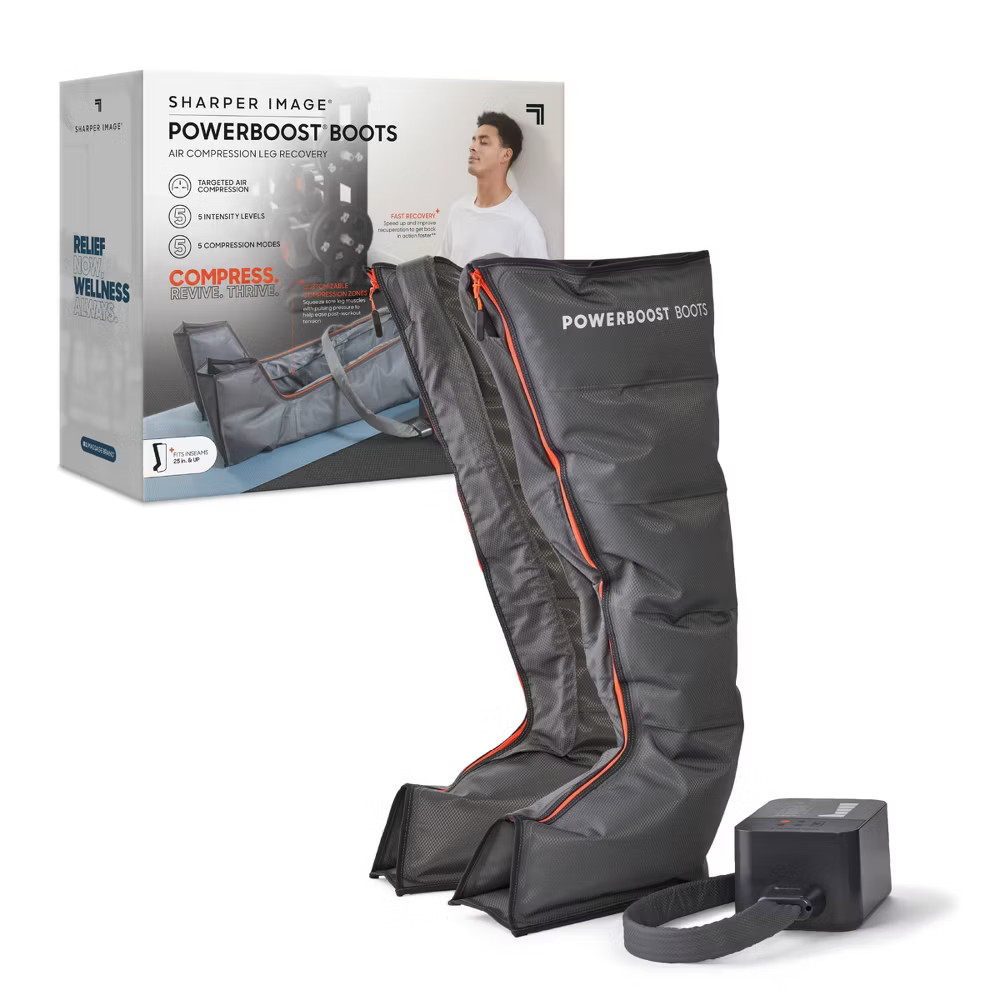Sharper Image Powerboost Boots Air Compression Fits 25″-31″ Inseam