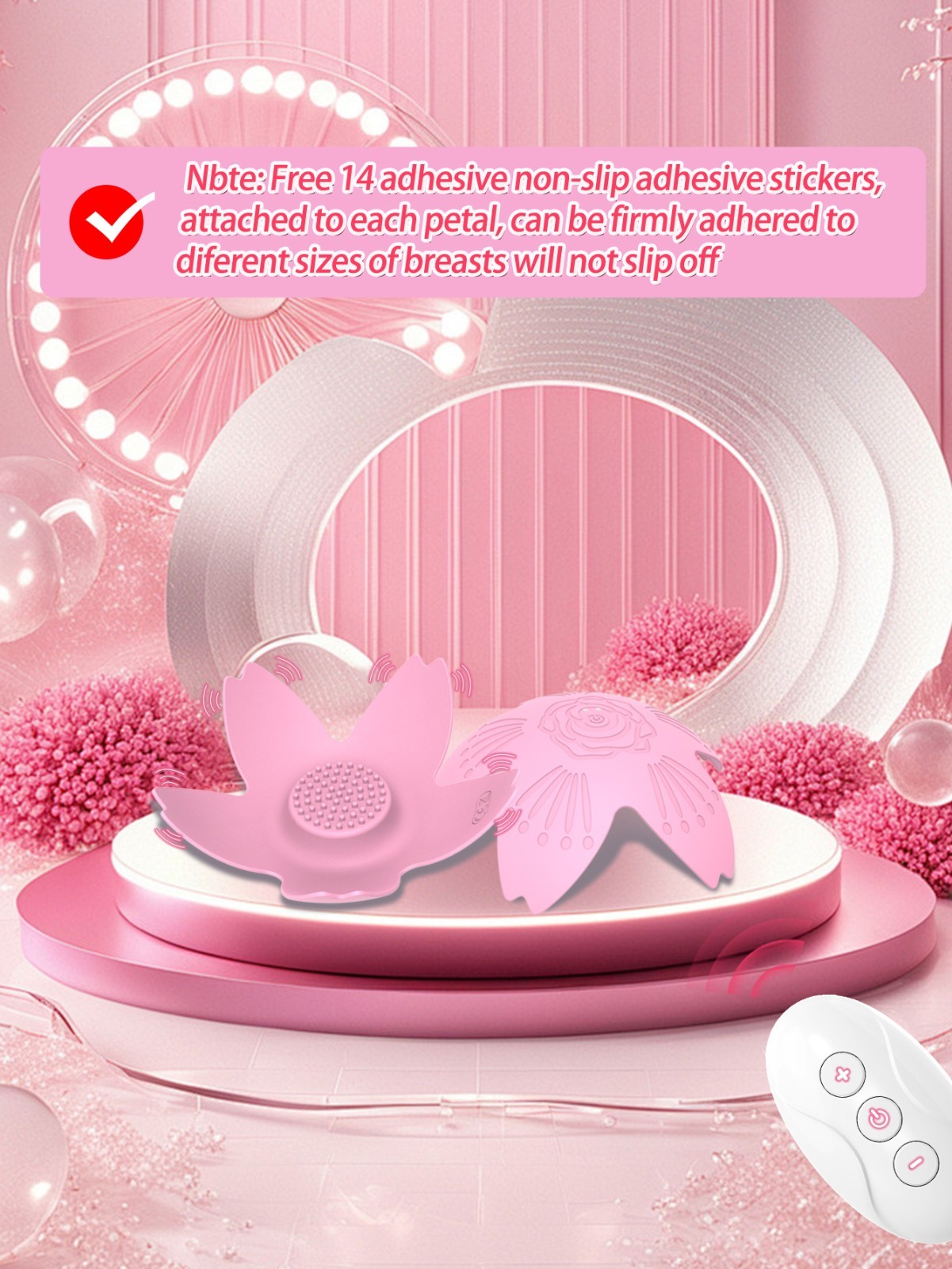 Electric Breast Massager Vibrating Bra Chest Cup Enlargement Enlarger 9 Modes