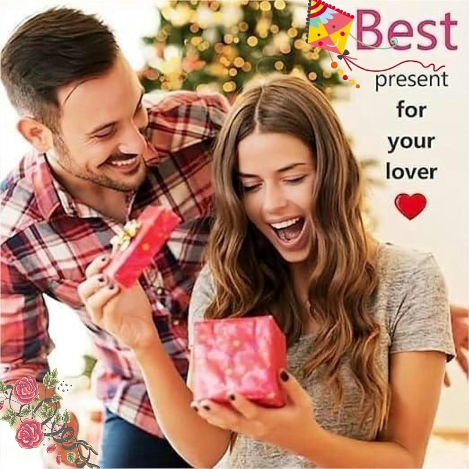Powerful 2025 Rose Vibratoer Stimulator,10 Speed Rose Viboator for Women RED