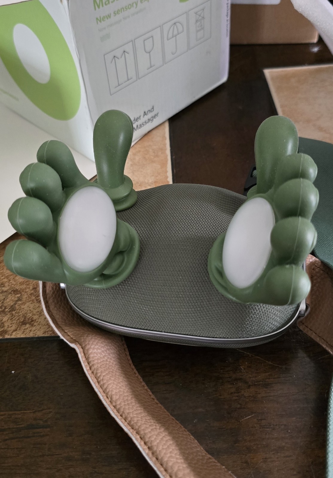 Neck Massager With Heat, Shiatsu Neck and Shoulder Massager Green NiB