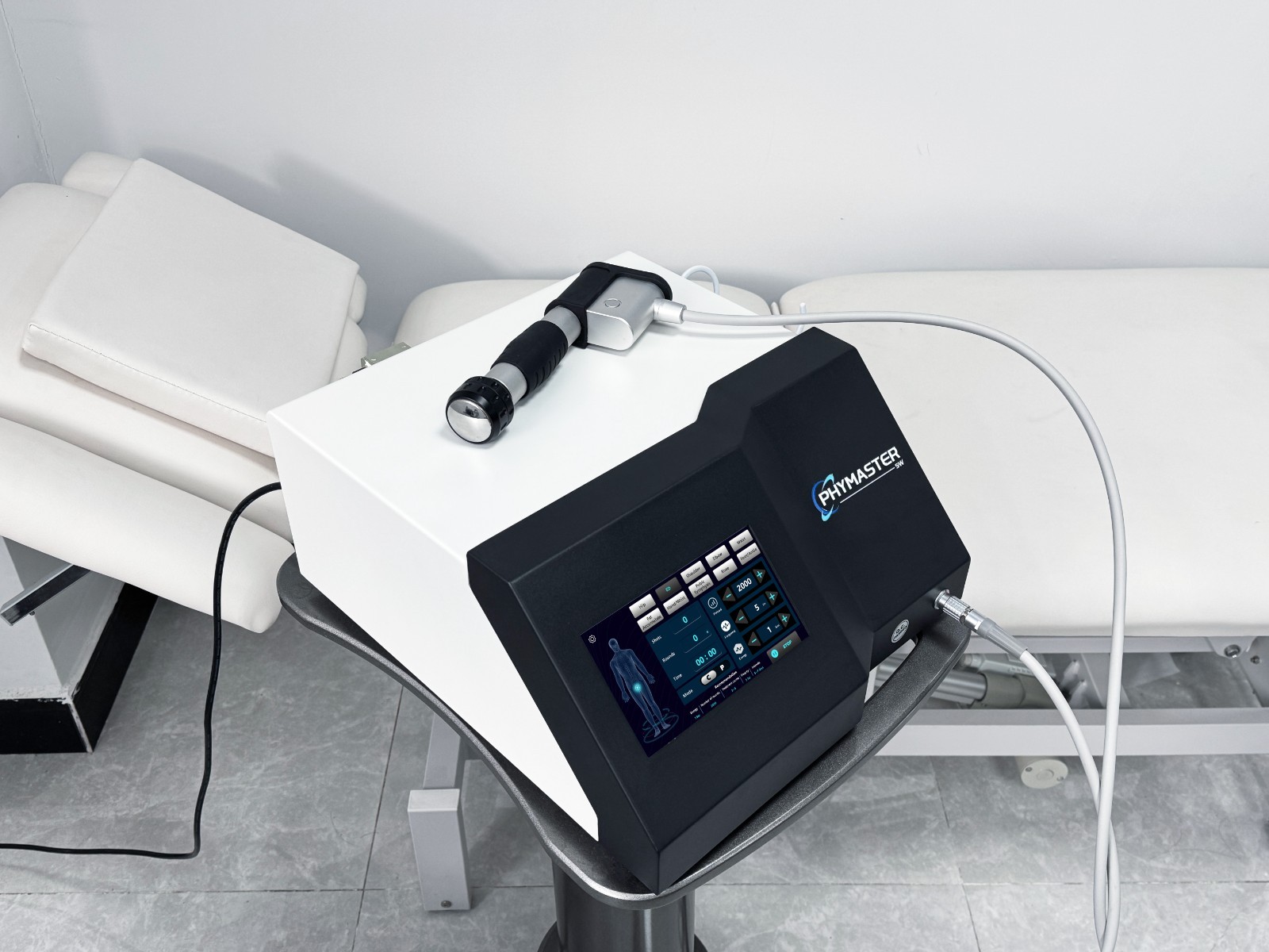 10 Bar Pneumatic Shockwave Therapy Machine Pain Relief Removal ED Treatment USA