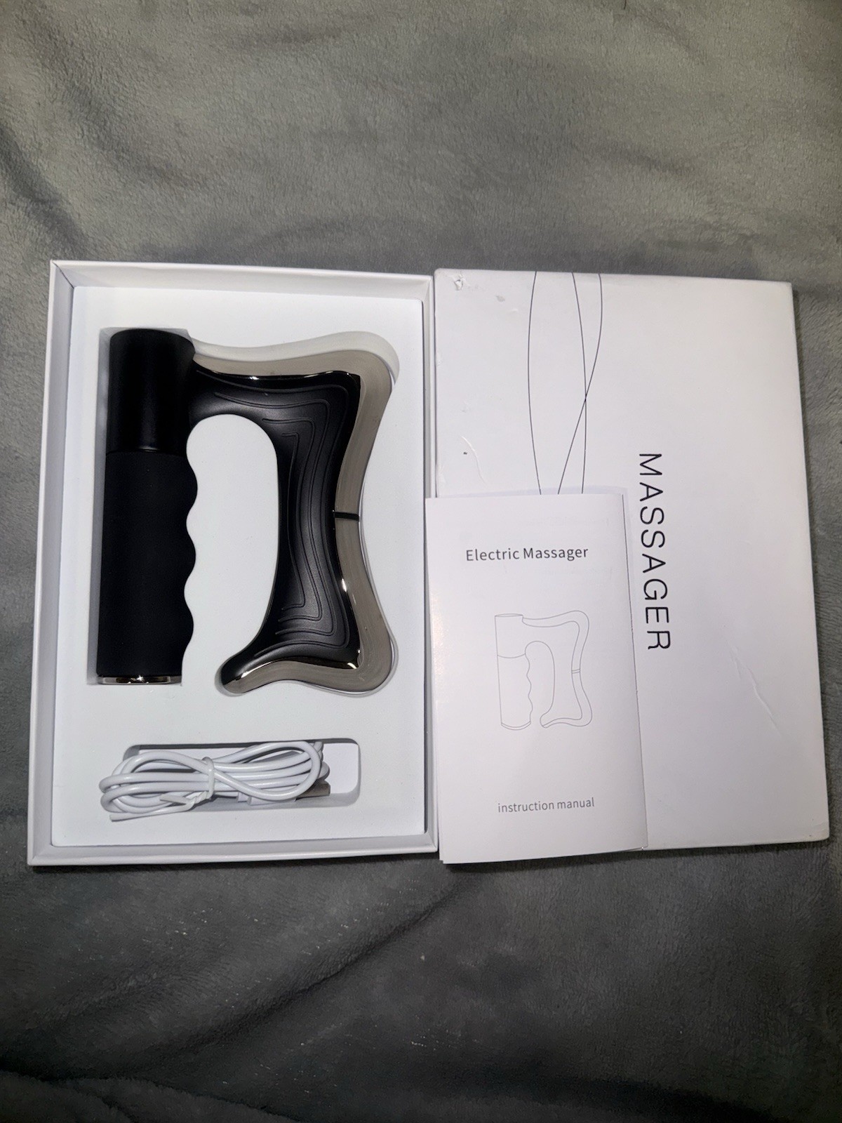 Heated Fascia Massage Tool – EMS Muscle Recovery Therapy Pain Relief Device