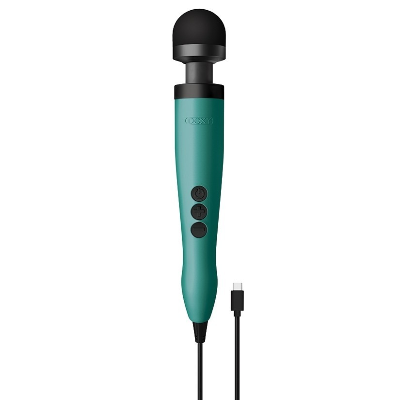Doxy 3 USB C Luxury Wand Massager – Turquoise