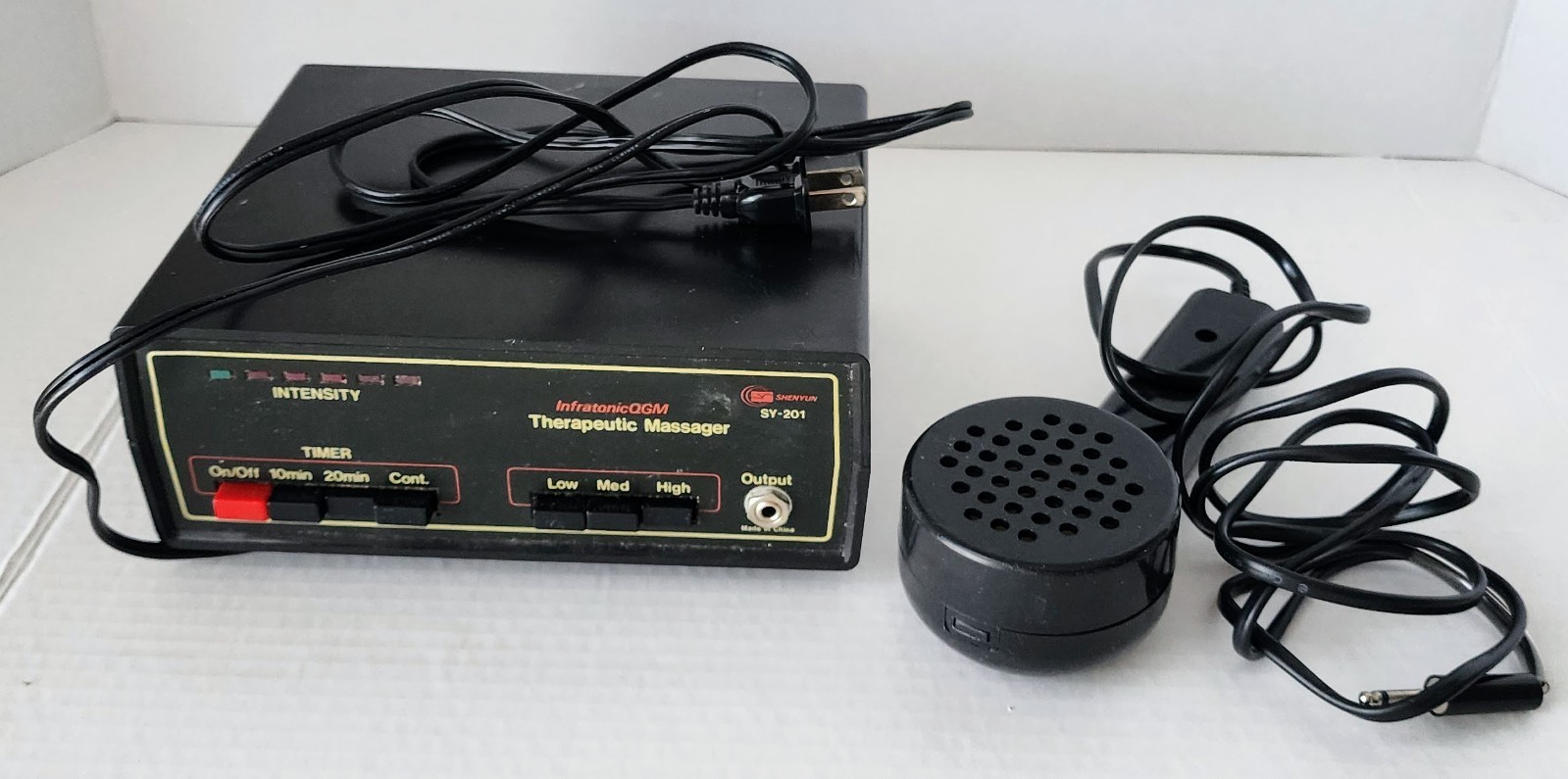 CHI Infratonic QGM SY-201 Therapeutic Massager Parts Repair w/ Case