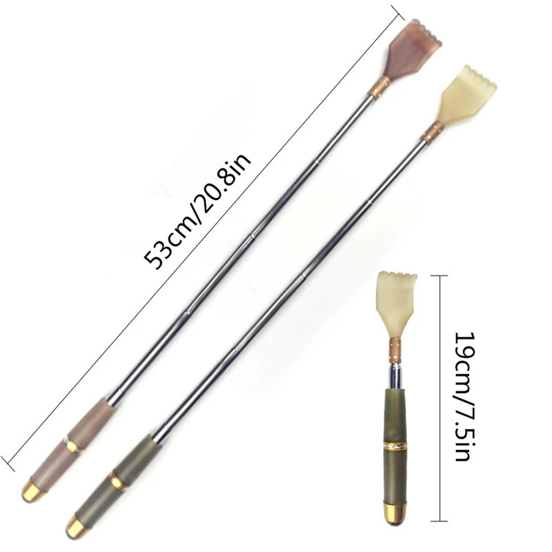 1 Pc Extendable Magnetic Ball Hackle Back Scratcher With Magnet Telescopic