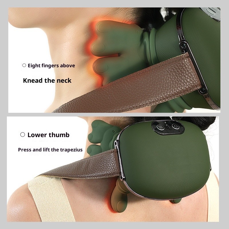 Electric Neck And Shoulder Muscle Massager Wireless Shoulder And Back Kneading M
