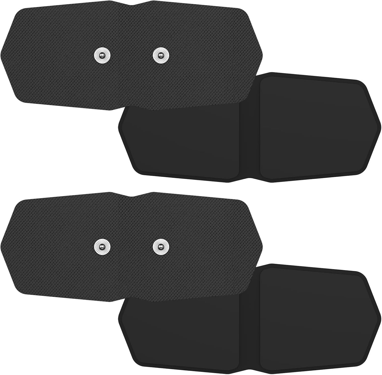 4 Pack Standard 3.5mm Snap TENS Electrode Pads for Wireless Units