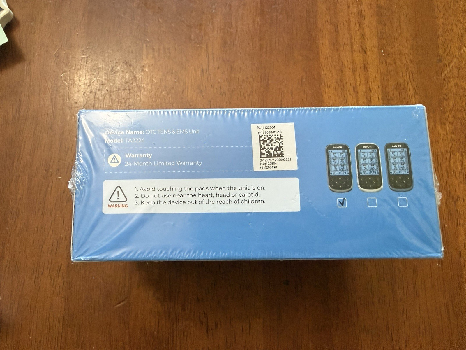 Auvon OTC TENS & EMS Unit 24 Modes 40 Levels TA2224 SEALED